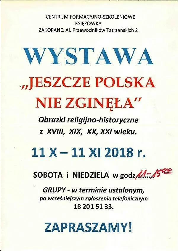 Wystawa "Jeszcze Polska nie zginęła" – obrazki z kolekcji Marii Parzuchowskiej