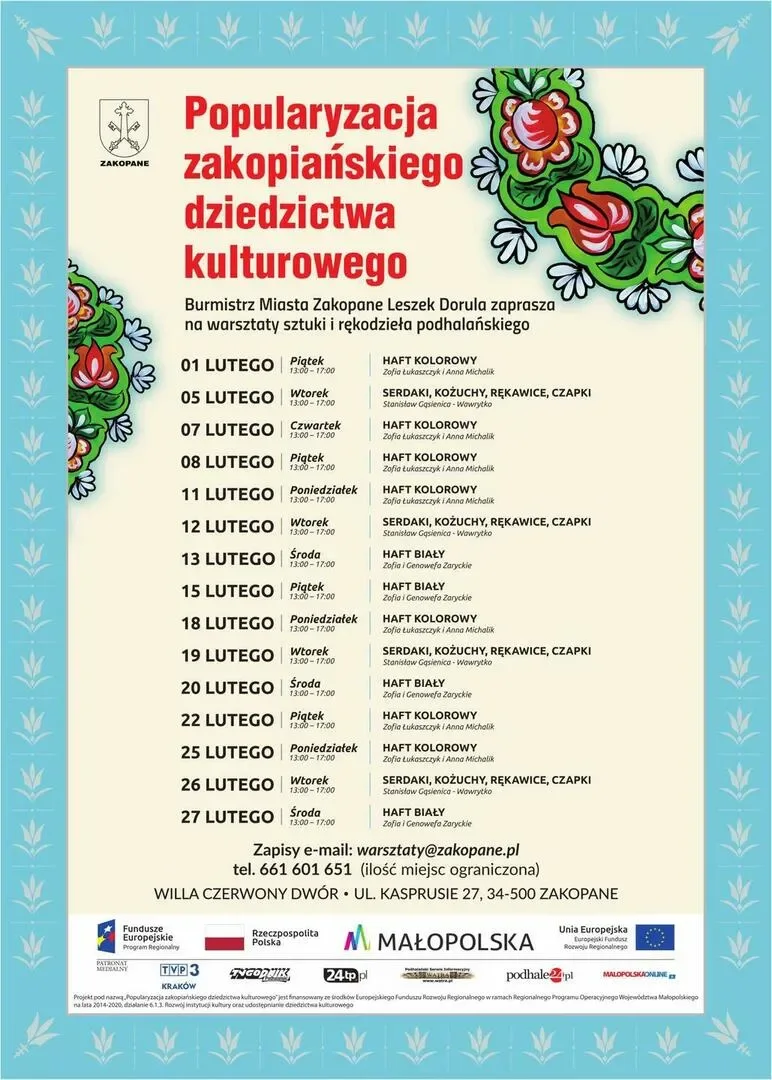 Popularyzacja zakopiańskiego dziedzictwa kulturowego