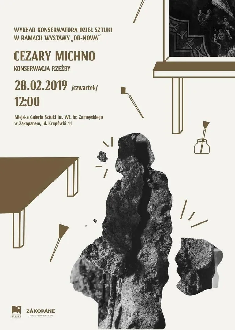Wykład Cezarego Michno w ramach wystawy "Od-nowa"