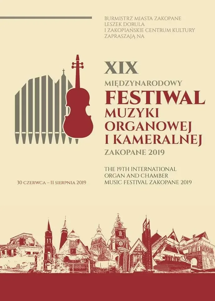 Koncert inauguracyjny 19. Międzynarodowego Festiwalu Muzyki Organowej i Kameralnej