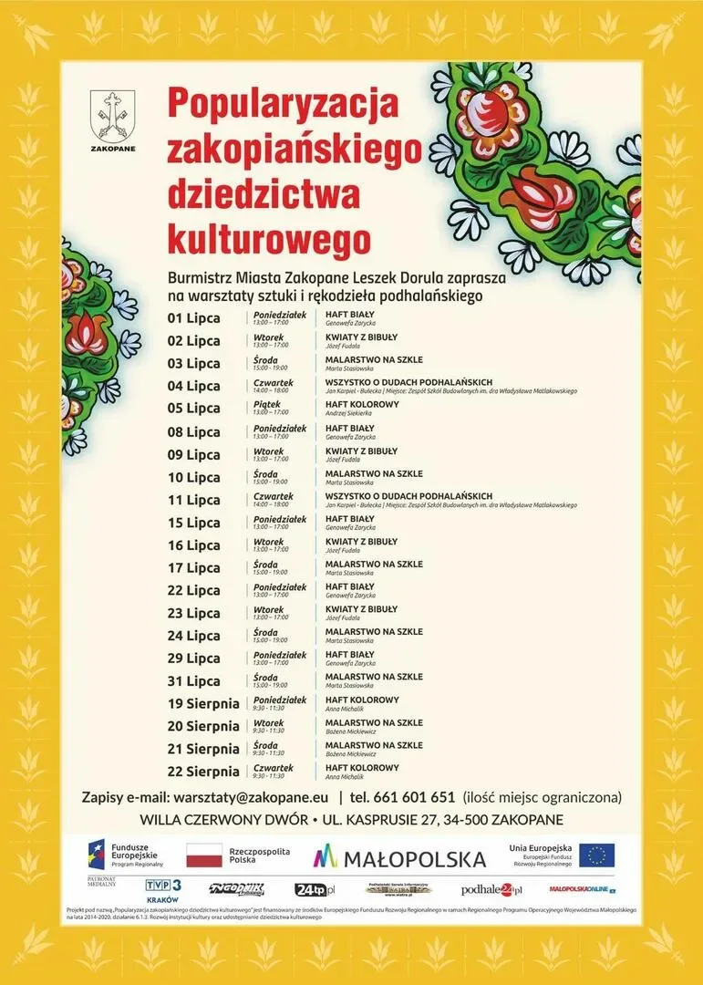 Warsztaty sztuki i rękodzieła