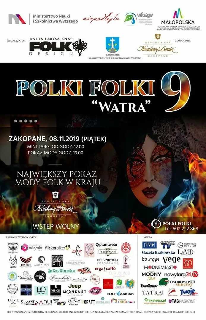 9 edycja Polki Folki "Watra" Największego Pokazu Mody Folk