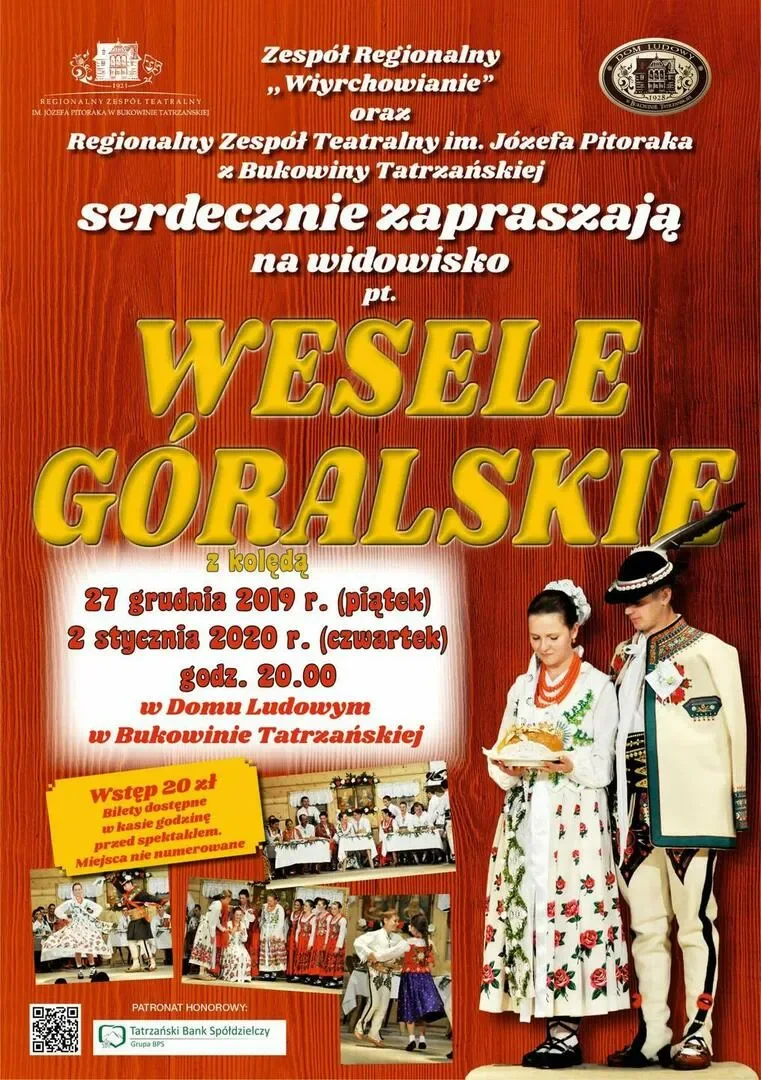 Widowisko "Wesele góralskie z kolędą"