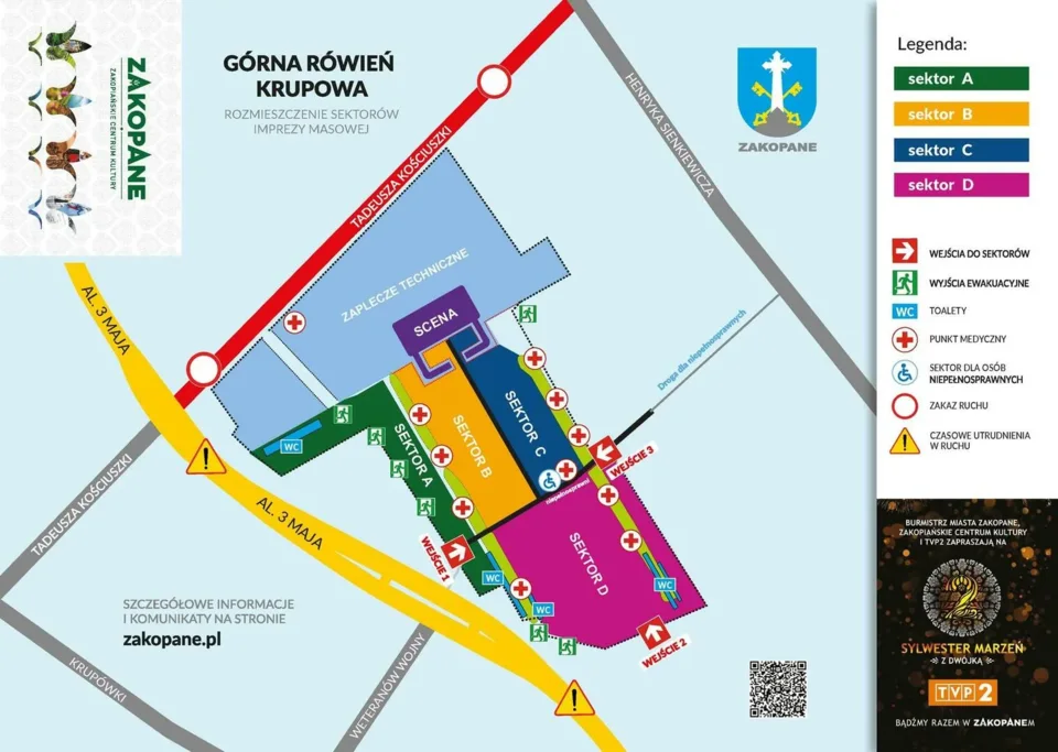 SYLWESTER 2020 – informacje organizacyjne i porządkowe