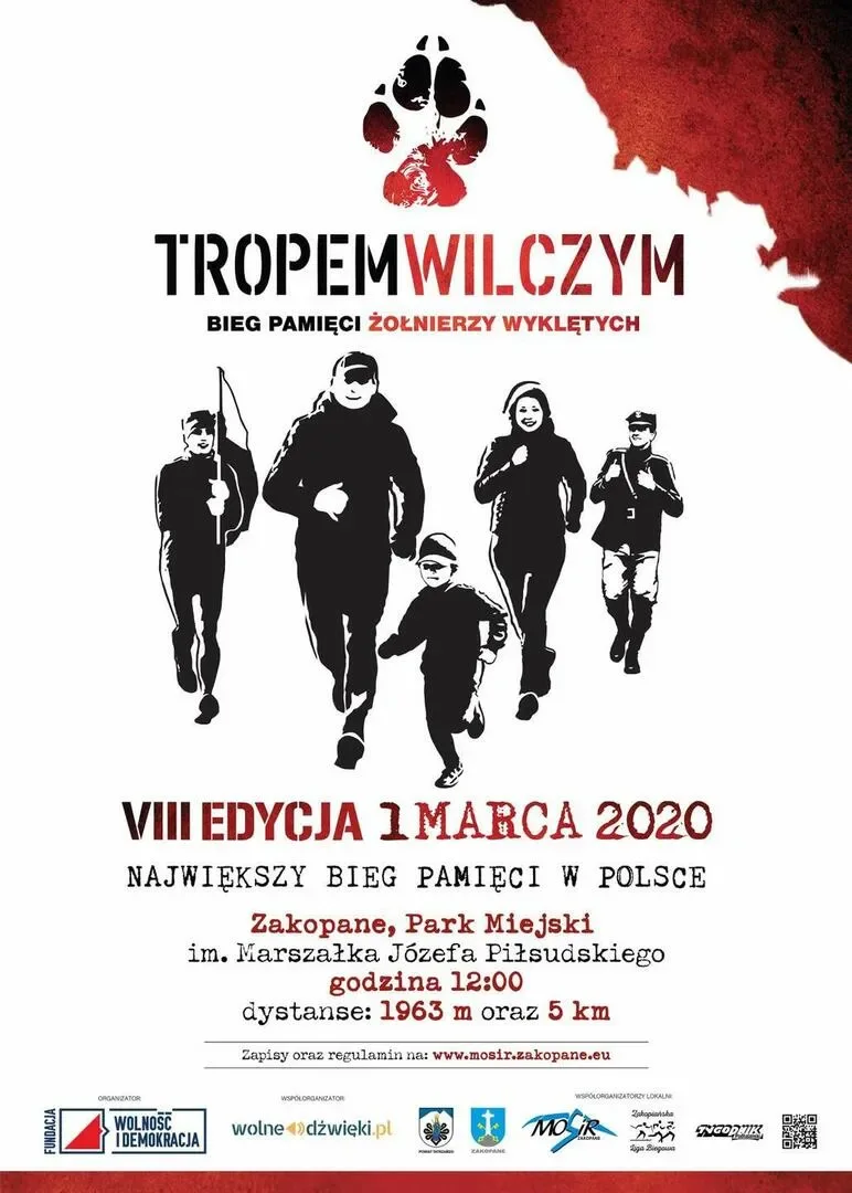 Bieg Pamięci Żołnierzy Wyklętych - Tropem Wilczym