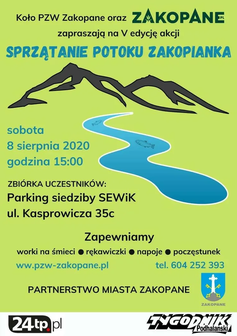 V edycja akcji Sprzątanie Potoku Zakopianka