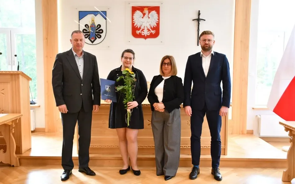 Ślubowanie nowego pracownika