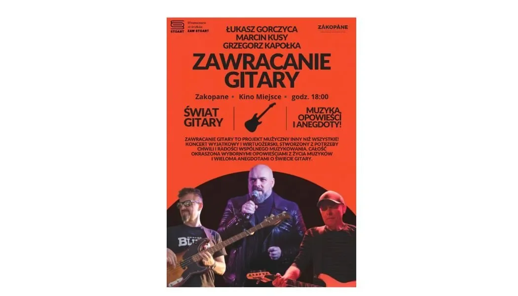 Zawracanie gitary – wyjątkowy koncert w Kinie Miejsce