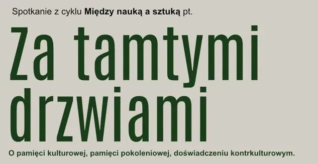 „Za tamtymi drzwiami"