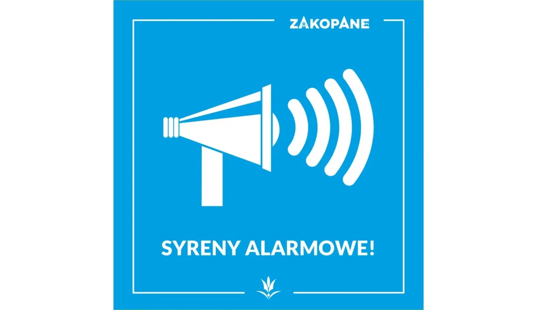 Komunikat- zawyją syreny alarmowe