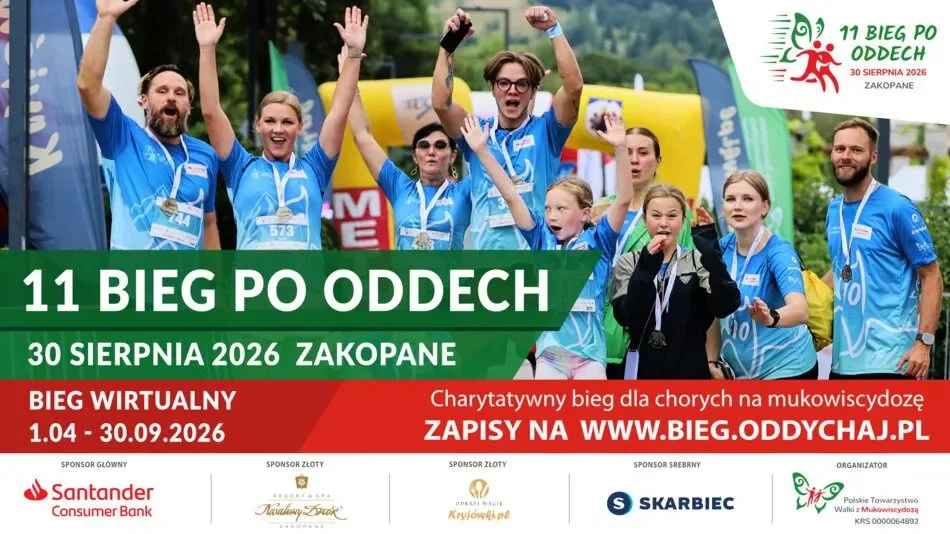 Kolejna dekada biegania – ruszyły zapisy na 11. Bieg po Oddech!