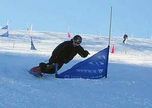 Józef Gąsienica-Gładczan z Zakopanego na lodowcu Kitzsteinhorn w Kaprun (fot. archiwum klubu)