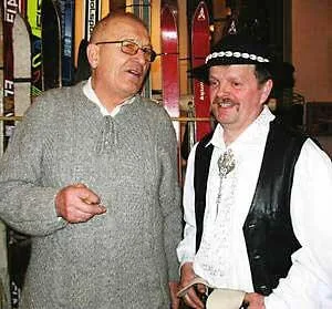 Kolekcjoner z Józefem Staszlem (fot. Anna Szopińska)