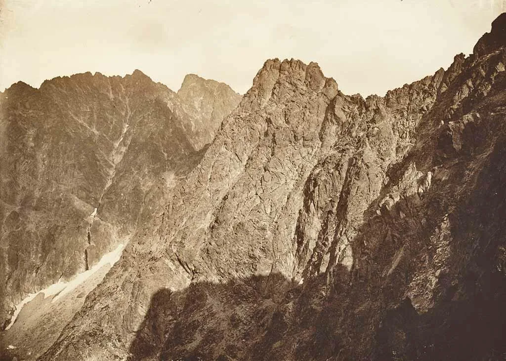 Gerlach i Kaczy Szczyt fot. S. Krygowski ok. 1905 r. (fot. arch. Muzeum Tatrzańskiego)