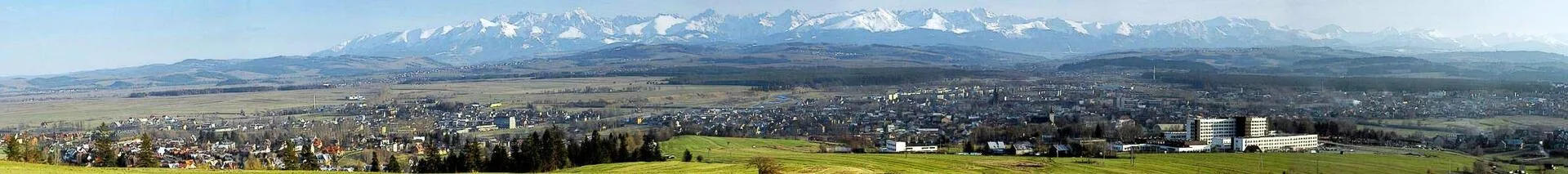 Panorama Tatr ze wzgórza nad Nowym Targiem (fot. Grzegorz Japoł)
