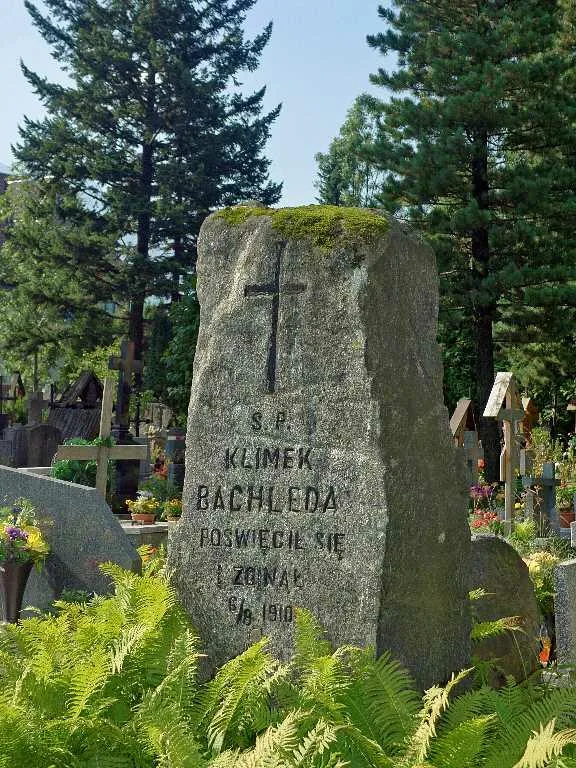 Grób Klemensa Bachledy (fot. Andrzej Samardak)