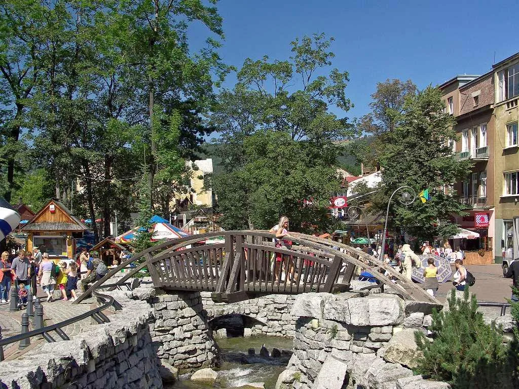"Oczko wodne", widok w stronę Krupówek (fot. Andrzej Samardak)