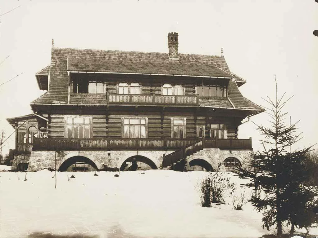 Willa "Witkiewiczówka" - początek XX w. (fot. arch. Muzeum Tatrzańskiego)