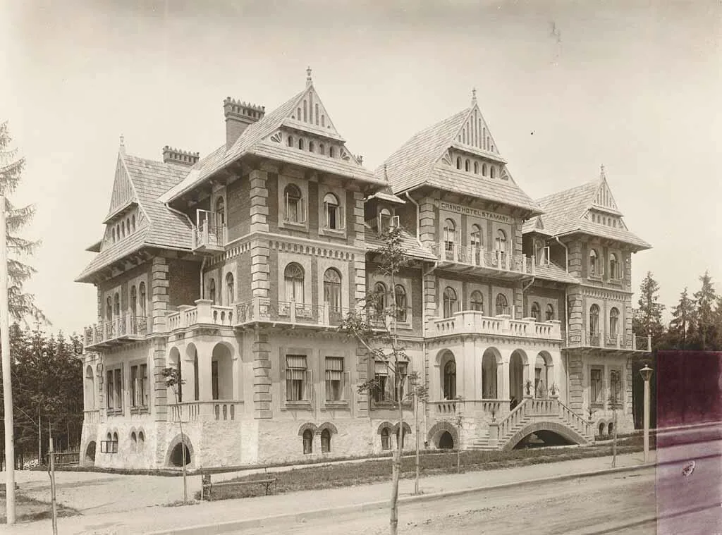 Hotel-Pension "Stamary" na początku XX w. (fot. arch. Muzeum Tatrzańskiego)