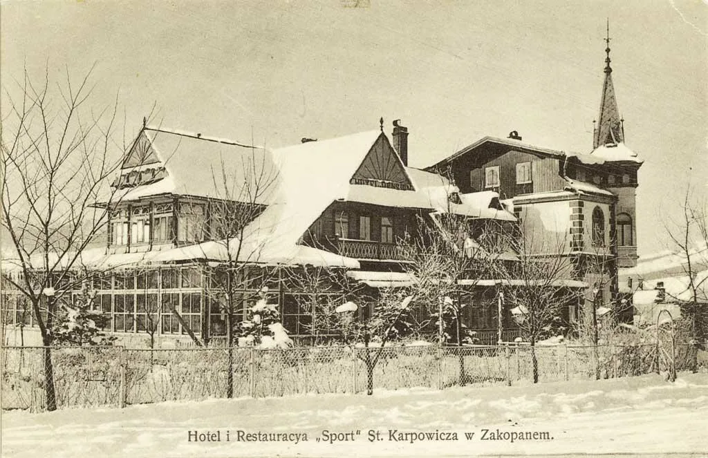 Hotel Sport Stanisława Karpowicza (początek XX w.) (fot. arch. Muzeum Tatrzańskiego)