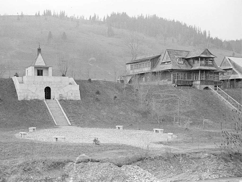 Mauzoleum i dom Jana Kasprowicza, lata 30-te XX w. (fot. arch. Muzeum Tatrzańskiego)
