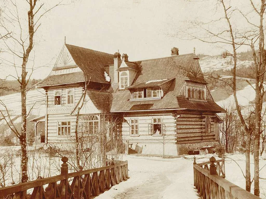 Willa "Koliba" w 1900 r. przed rozbudową (fot. archiwum MT)