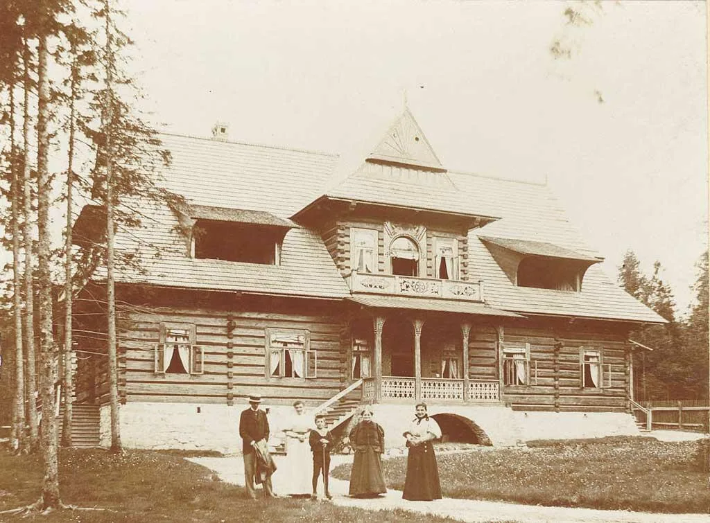 Willa "Korwinowka" poźniej "Oksza" w 1896 r. (fot. archiwum MT)