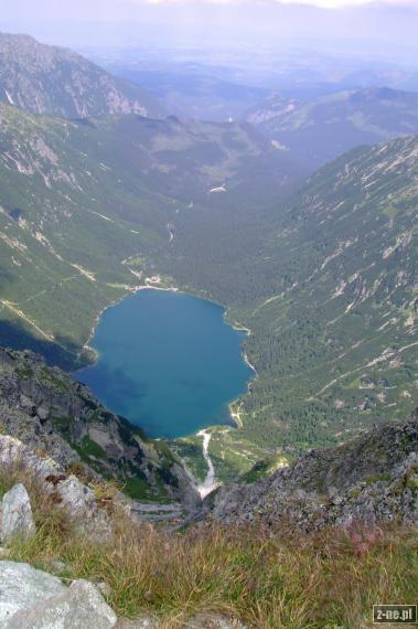 Morskie Oko z Mięguszowieckiej Przełęczy pod Chłopkiem