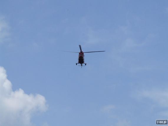 Helikopter w akcji...