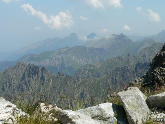 panorama z Przełęczy Pod Chłopkiem