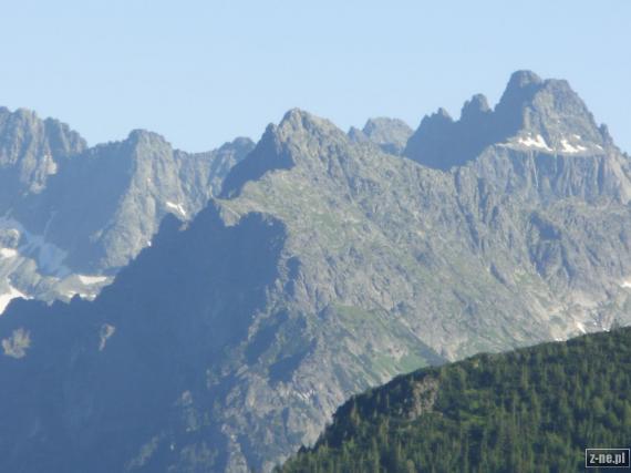 Tatry Wysokie z Gęsiej Szyj