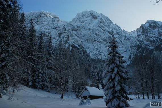 Dolina Strążyska widok na Giewont zima2007
