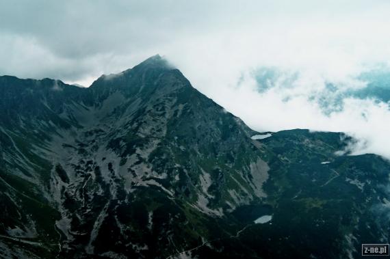 Widok z Wołowca na szczyty Słowackie