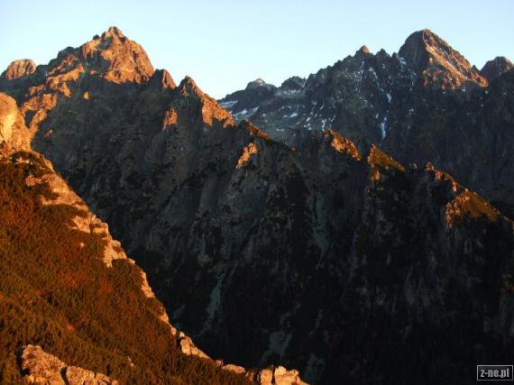 Prostredny hreben Lomnicky a spol zo Strbaveho hrebena