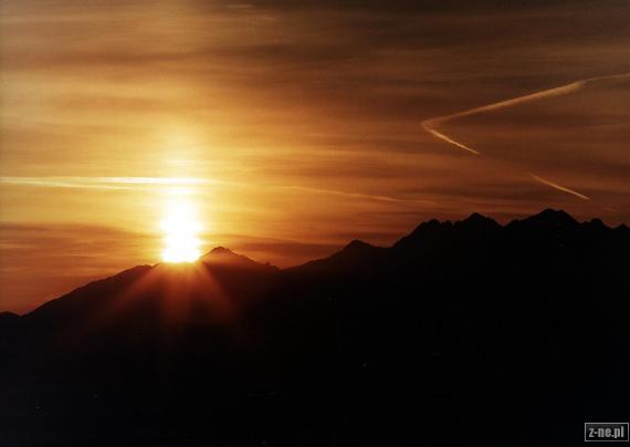 Wschód słońca w Tatrach