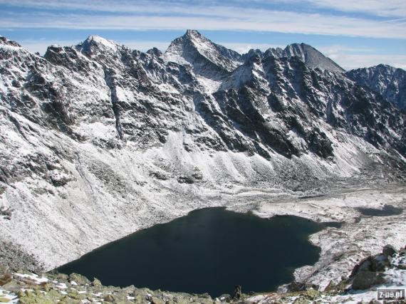 grań nad Hińczowym Stawem