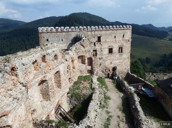 ruiny zamku w Starej Lubowli