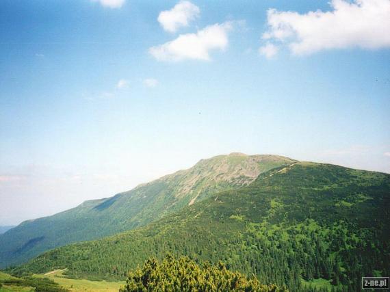 Widok z Małej Babiej Góry na Babią Górę