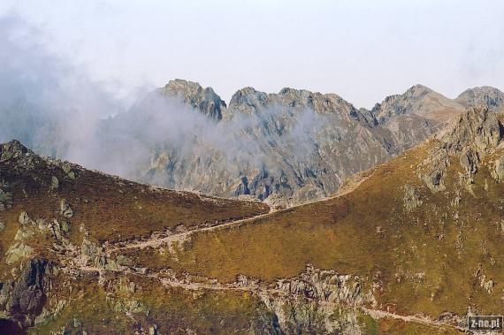           Przełęcz - Kozi Wierch i Koszysta nad Szpiglasową Przełęczą