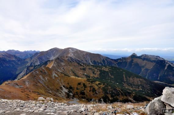 widok na Giewont z Kasprowego